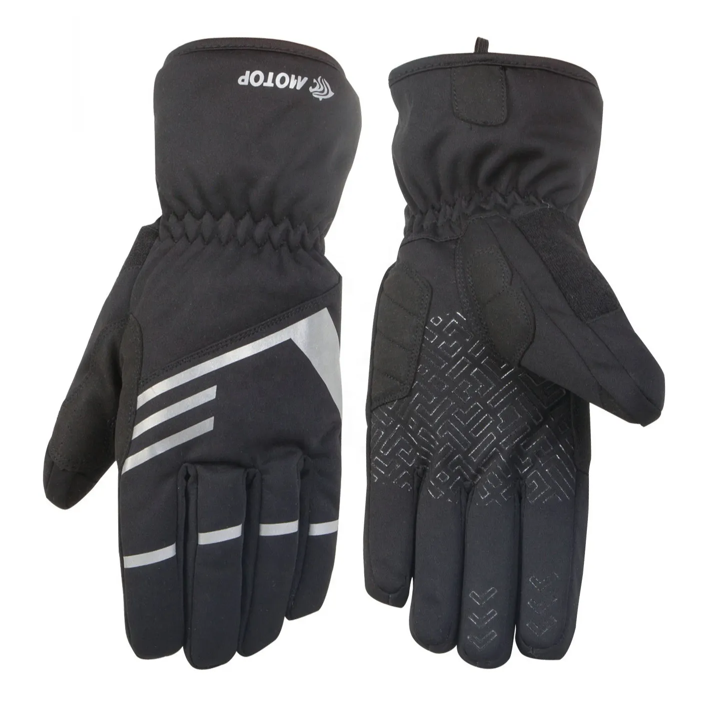 Glove Outdoor Windproof And Waterproof Outdoor Cycling Winter Racing Gloves With GEL Padding