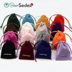 Bestpacking đồ trang sức <span class=keywords><strong>Pouch</strong></span> Túi biểu tượng tùy chỉnh nhung đồ trang sức đóng gói <span class=keywords><strong>Pouch</strong></span> dây rút nhỏ Jewel Túi Quà tặng đám cưới ủng hộ Túi - Product Image 1