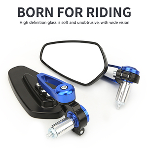 <span class=keywords><strong>Moto</strong></span> Scooter E-Bike 7/8 "22mm Universel CNC Aluminium Rétroviseur <span class=keywords><strong>Moto</strong></span> Bar End Miroirs - Product Image 3