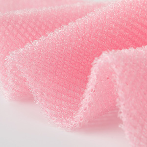 Serviette exfoliante pour le dos à long manche, conception à double boucle, sangle de lavage corporel pour éliminer les peaux mortes, réutilisable pour la douche et le bain - Product Image 4