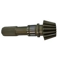 Service d'usinage CNC de haute précision pour arbres cannelés non standard, rotors et broches en acier, avec revêtement d'oxyde noir