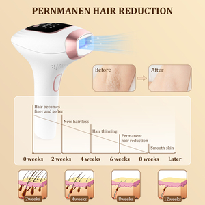 Máquina de depilación portátil Indolora Ipl Depilación láser Permanente Ipl Ice Cool Depiladora en casa para mujeres Cara Cuerpo Pierna - Product Image 6