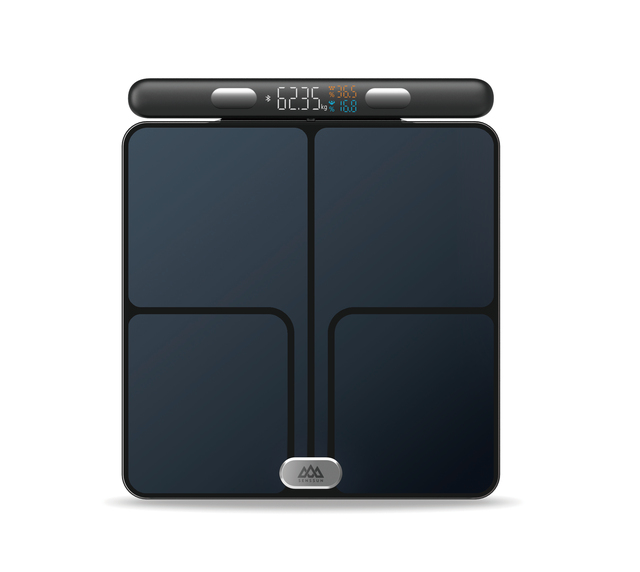 Smart Body Fat Scale WIFI Connected APP Control ITO Coating 8 Electrode High Precision LED Display Bathroom Scale