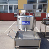 Machine industrielle automatique de fabrication de fromage et de crème, de qualité commerciale, petite échelle, 100L, 300L, 500L