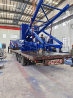 Grue de chantier électrique 10T SWL, portée de travail maximale 45m, rotation à 360 degrés, grue sur piédestal pour la réparation et la construction navale