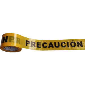 شريط تحذير للسلامة غير لاصق من البولي إيثيلين، شريط حاجز للسلامة على الطرق وسياج الطرق، طراز هوان T018 معتمد من الأيزو - Product Image 3