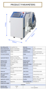 1500W Laserreiniger Handgeführte Tragbare Laserreinigungsmaschine für Metall Edelstahl Rostentfernung Autoreparatur Lackentfernung - Product Image 3