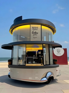 Remorque à café haut de gamme en acier inoxydable avec option machine à expresso pour café de rue mondial, événements extérieurs et restauration mobile - Product Image 3