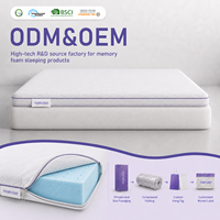 Surmatelas rafraîchissant en mousse à mémoire de forme avec housse lavable pour fournisseurs de literie hôtelière, marques de matelas et chaînes de magasins de détail