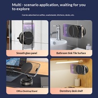 Soporte Magnético Giratorio de Metal Premium para Teléfono, Soporte Universal para Navegación en Escritorio y Auto, Soporte Fijo de Lujo para Oficina, Venta al Por Mayor