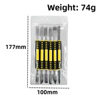 Ensemble de 6 barres à levier en métal, outil de réparation de téléphone portable à accès direct, pour le démontage, le retrait de la coque de tablette, l'ouverture de l'écran, matériel