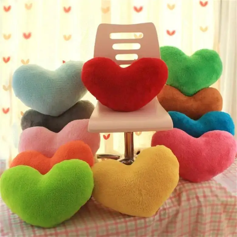 Hot Sale Valentine Heart Shape Stuffed Plush Toy Cushion Star Plush Sofa Throw Pillow
