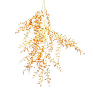 <span class=keywords><strong>Fleurs</strong></span> artificielles suspendues verdure feuille de saule guirlande simulé Salix feuilles Branches plante pour la fête de mariage - Product Image 1