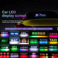 LED-Matrix-Pixel-Panel DIY RGB Anpassbare Animation Programmierbares Auto-LKW-Werbe-Logo-Licht App-Steuerung Teufelauge-Lampe