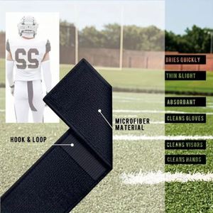 Toalla Deportiva de Microfibra Elite con Logotipo Personalizado, Toalla de Fútbol Americano Bordada con Etiqueta - Product Image 3