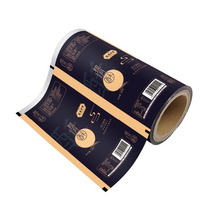 Custom Food Waterproof Custom Logo Printing Private Labels Stickers Plastic Laminated Packaging Film