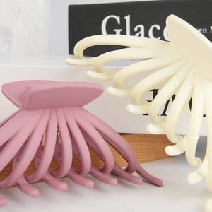 Custom Logo in plastica 12Cm Extra Large tenuta forte a forma di polpo fermaglio per capelli per donne ricci capelli spessi - Product Image 6