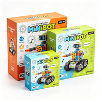 Caja de Envío de Cartón Blanco Anti-aplastamiento para Robot Musical MiNiBOT de Alta Tecnología, Envío Rápido en 72H
