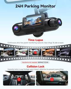 REDTIGER Dealer VP40 Caméra embarquée 4 canaux 360° Double STARVIS 2 WiFi 5,8 GHz Vision nocturne 4 objectifs réglables GPS Boîte noire de voiture - Product Image 6