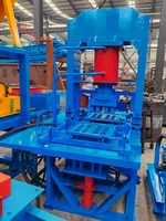 Machine automatique compacte HY-280 à commande PLC pour la fabrication de blocs creux en béton, presse à briques mobile, vente chaude
