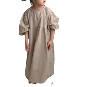 Versione Coreana 2024 Abito da Principessa per Ragazze, Vestito Casual a Maniche Lunghe per Primavera e Autunno, Outfit Coordinato Madre-Figlia - Product Image 2