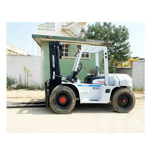 Montacargas Usado de 10 Toneladas con Motor Isuzu, Montacargas TCM Fd100 - Product Image 1