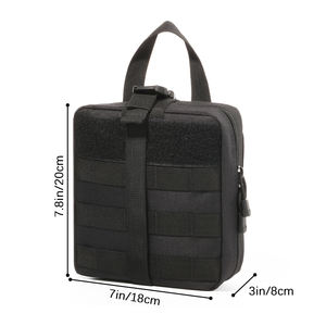 Bolsa <span class=keywords><strong>m</strong></span>édica táctica MOLLE <span class=keywords><strong>M</strong></span>/XL de nailon EMT Rip-Away IFAK organizador bolsa de primeros auxilios vacía para Camping/senderismo/viajes - Product Image 4
