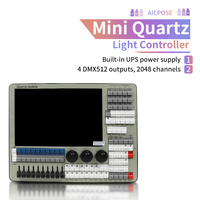 Console d'éclairage mobile AICPOSE Quartz Little Quartz pour événements scéniques DMX 512 Mini contrôleur Quartz