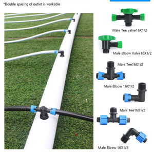 Selang PE Layflat dengan Jarak Lubang Tersepadu 30 50 60cm  2 inci 3 inci 4 inci 6 inci Saluran Utama untuk Sistem Irigasi Tetes Kebun - Product Image 1