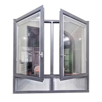 Fenêtres en verre pour maison, design personnalisable, fenêtre à battants en aluminium