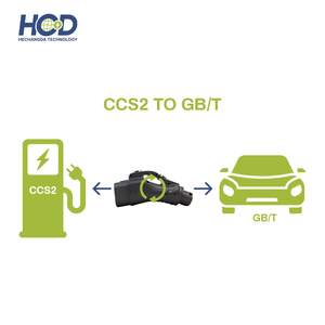 Adaptador de Carga Rápida CC HCD 1000V 300A CCS2 a GBT para Vehículos Eléctricos Chinos Zeekr BYD VW ID4 ID6 Xiaomi Avatr, Precio de Fábrica Económico, Certificación CE - Product Image 2