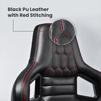 Asientos Deportivos para Auto en Cuero PU con Diseño Ergonómico SSCUS OEM EURO 621, Estructura Reforzada y Contorno Profundo