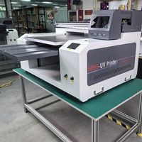 Impresora de inyección de tinta de barniz de 6 colores 6090 A1, máquina de impresión UV