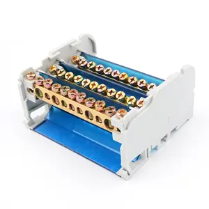 JINH8 411 Terminal Block Power Distribution Box Ground Circuit Terminal Blocks Din Rail