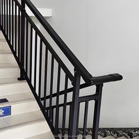 Clôture de jardin moderne en métal sans creuser avec revêtement en poudre, panneau de clôture en aluminium à lames pour la décoration de la cour