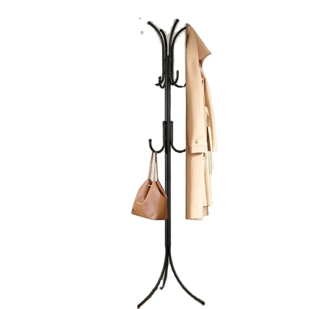 12 hooks metal standing clothing rack stand hat jacket purse scarf umbrella coat hanger rack stand
