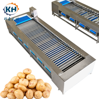 Automatische commerciële fruit-, groente- en noten sorteermachine op basis van formaat KH KHGG-05 Tomaten Mango's Bosbessen Aardappelen Sorteerder Eenvoudig te gebruiken
