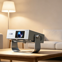 Projecteur portable intelligent 1080P natif avec mise au point automatique et correction trapézoïdale 300 ANSI pour films à domicile