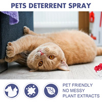Spray Répulsif Naturel Anti-Rayures pour Animaux de Compagnie à l'Extrait de Menthe 50ml – Protection Canapé et Meubles, Prévention des Morsures pour Chiens et Chats, Sûr, Durée 3 Ans