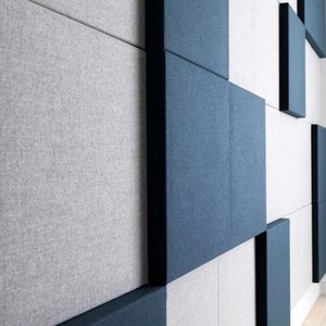 Panneau acoustique mural en <span class=keywords><strong>tissu</strong></span> <span class=keywords><strong>au</strong></span> design moderne, absorption acoustique efficace, panneau acoustique recouvert de <span class=keywords><strong>tissu</strong></span> pour la décoration d'hôtels et de maisons - Product Image 1