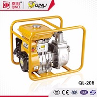 Pompe à eau à essence QL-20 de 2 pouces pour l'agriculture et le traitement de l'eau durable et fiable