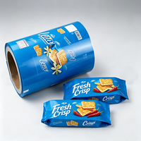 Film d'emballage alimentaire imprimé sur mesure pour chips - Film laminé haute barrière pour biscuits et aliments soufflés