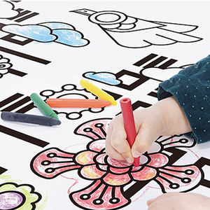 Nappe de coloriage réutilisable et non toxique pour enfants - Toile de peinture lavable pour les fêtes de Noël et de Pâques et les jeux <span class=keywords><strong>en</strong></span> <span class=keywords><strong>famille</strong></span> - Product Image 5