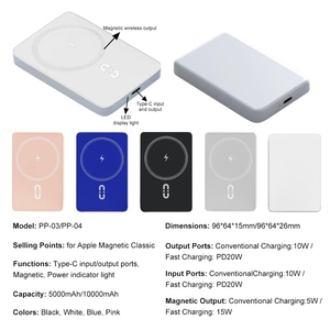 Power Bank Magnetico <span class=keywords><strong>Mini</strong></span> Personalizzato per <span class=keywords><strong>iPhone</strong></span> 5000mAh, Power Bank Wireless Sottile 10000mAh - Product Image 3