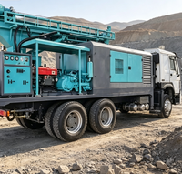 Machine de forage de puits montée sur camion, haute efficacité, prix usine, 300 m, pour puits d'eau, avec garantie gratuite