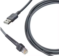 Escáner de Código de Barras Zebra 2M con Cable USB, Dispositivo de Escaneo, Cable de Datos para Escáner de Código de Barras Zebra, Entrega Rápida