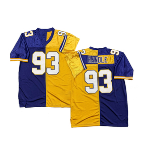 Maglia da rugby da uomo in stile vintage cucita, Chuck Foreman, Chris Doleman, Cris Carter, Randy Moss, Alan Page, taglie S-3XL, spedizione rapida - Product Image 5
