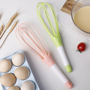 <strong>Rotating</strong> Plastic Manual <strong>Egg</strong> Beater Essential Kitchen Tool for Home Baking and Whipped Cream Mixing - Product Image 2