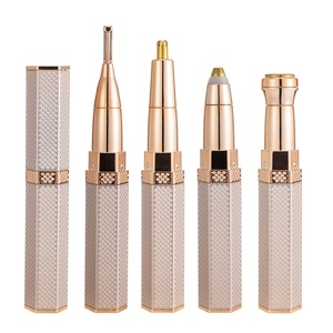 Depiladora Eléctrica 4 en 1 para Mujer, Cabezal de Corte de Aleación, Carga USB, Depilación Indolora para Cuerpo, Rostro y Cejas, 45g - Product Image 1