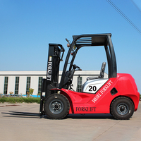 Gratis pengiriman 4x4 Forklift diesel 2 Ton 3 Ton 3.5 Ton 4 Ton 5 Ton CE ISO EPA Eur5 mesin harga medan Forklift kasar